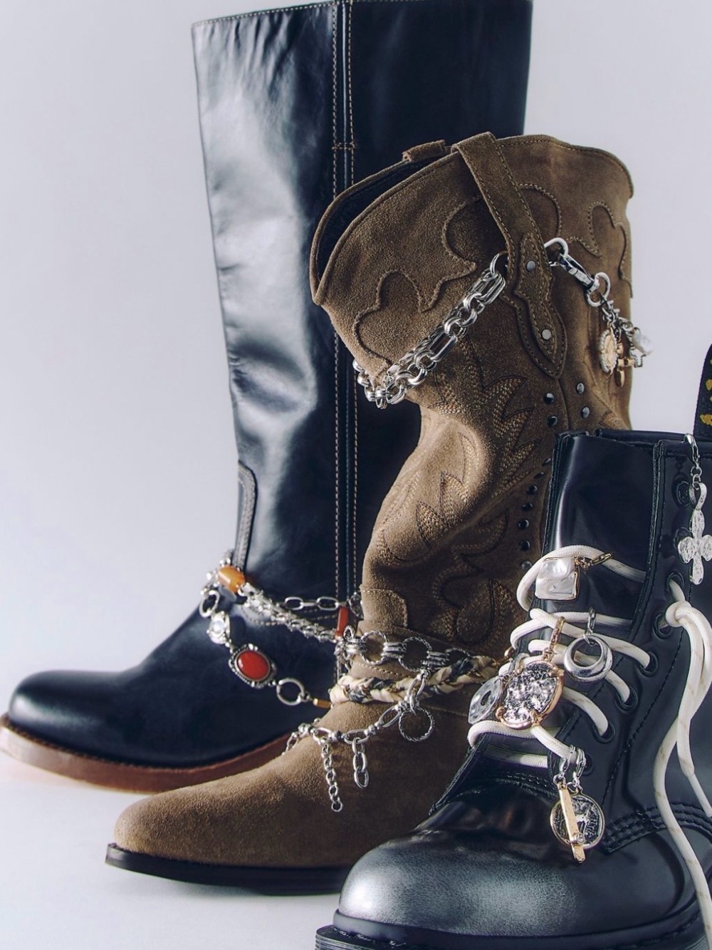 Free People Lace Up Boot Charms, NWT - 1 Pair in each pk